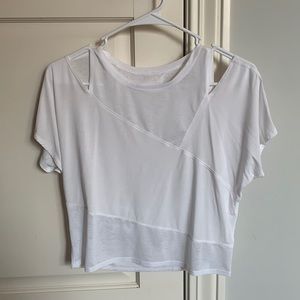 Lululemon No Inhibitions Tee White